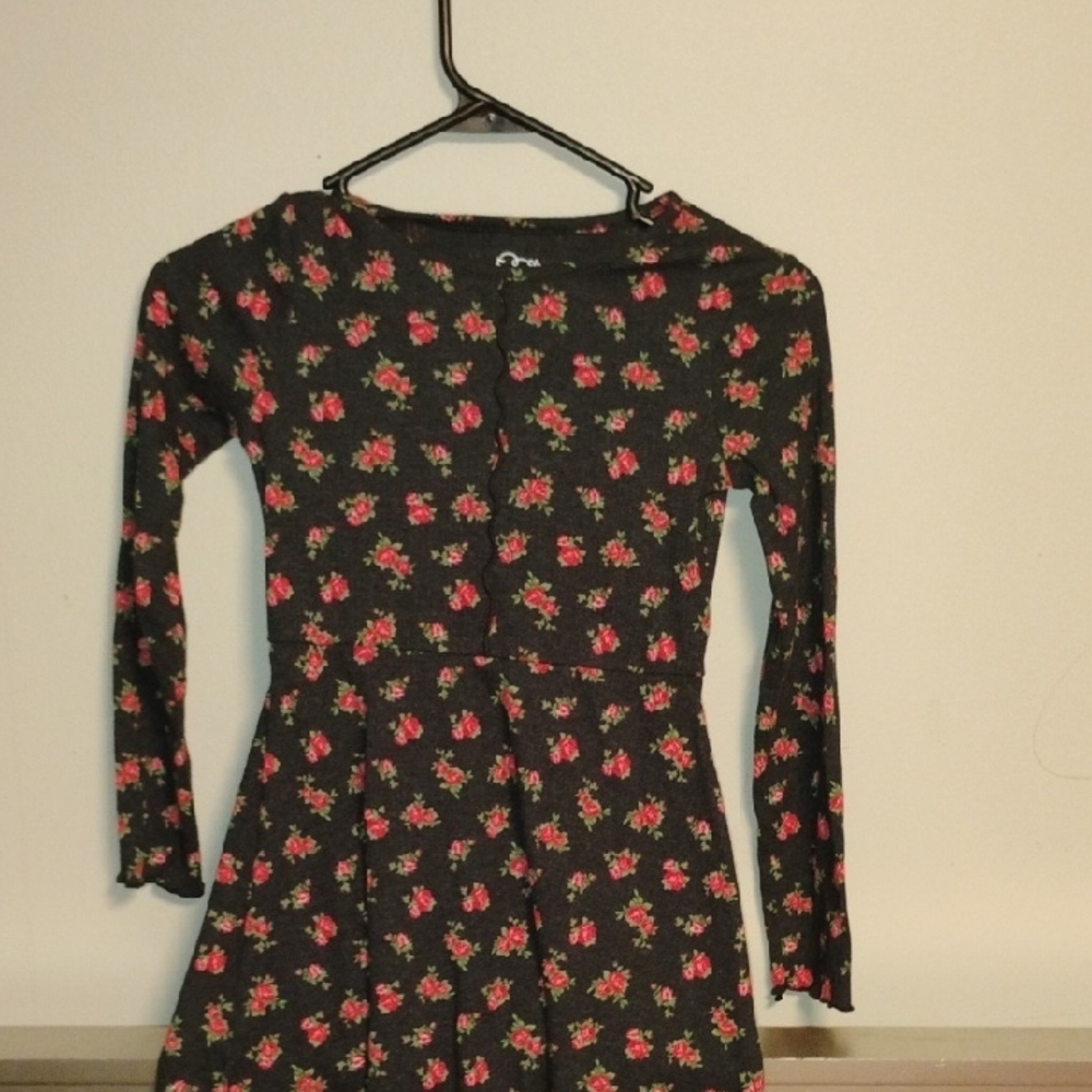 Floral Long Sleeve Dress